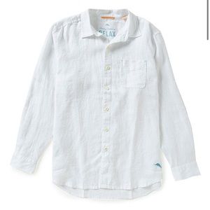 Tommy Bahama•White Linen•Relax Men’s Shirt